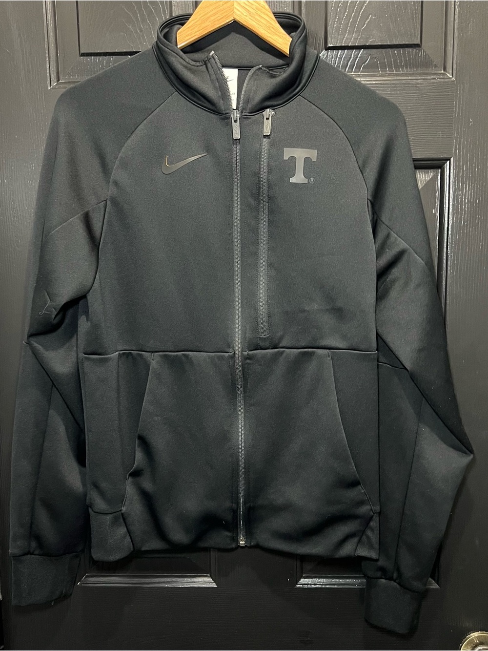 Nike Tennessee Volunteers Full Zip Track Jacket Mens Small Black Vols NCAA